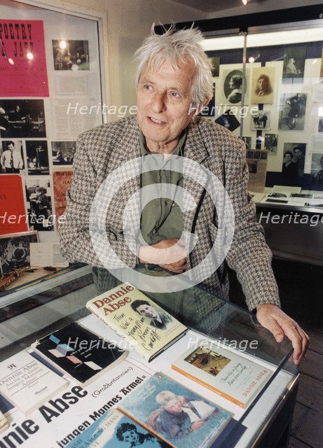 Dannie Abse, writer and doctor, 1998. Artist: Unknown