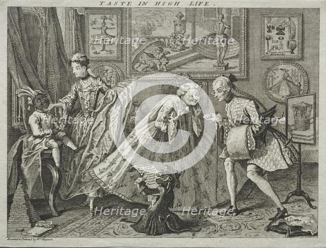 Taste in High Life, 1746. Creator: William Hogarth (British, 1697-1764), after a design by.