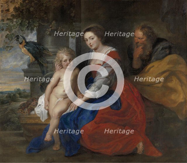 The Holy Family with the Parrot, 1614 - 1633. Creator: Peter Paul Rubens.