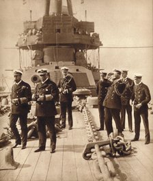 King George V aboard HMS Neptune, 1910s (1935). Artist: Unknown.