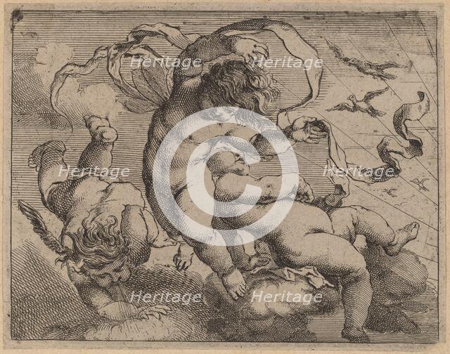 Three Flying Putti. Creator: Cornelis Schut I.