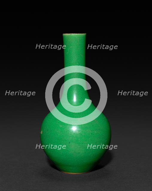 Bottle-Shaped Vase, 1736-1795. Creator: Unknown.
