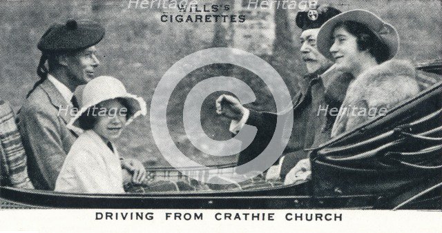 'Driving from Crathie Church', 1935 (1937). Creator: Unknown.