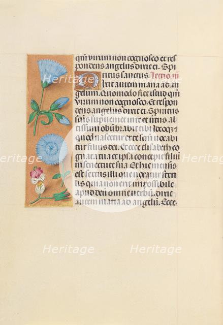 Hours of Queen Isabella the Catholic, Queen of Spain: Fol. 163v, c. 1500. Creator: Master of the First Prayerbook of Maximillian (Flemish, c. 1444-1519); Associates, and.