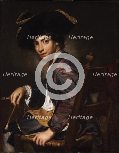 Young Painter in His Studio, c1730. Creator: Fra Galgario (Giuseppe Vittore Ghislandi) (1655-1743).