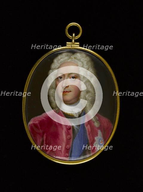 Portrait of a man, between 1725 and 1750. Creator: English School.