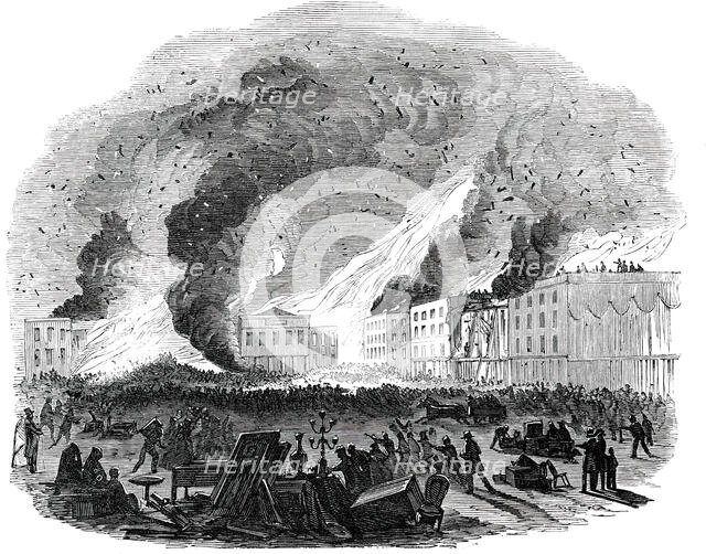 The Fourth Great Fire at San Francisco, 1850. Creator: Unknown.