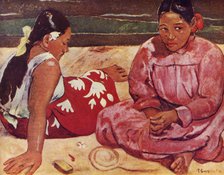'Tahitian Women', 1936. Artist: Paul Gauguin.