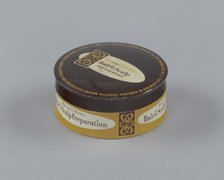 Tin for Madame C.J. Walker's Hair and Scalp Preparation, 1940s - 1960s. Creator: Madam C.J. Walker Manufacturing Company.