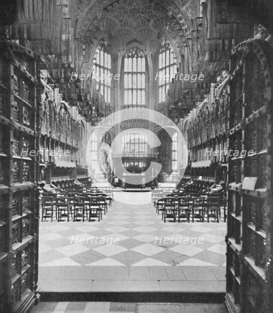 'Henry VII.'s Chapel, Westminster Abbey', 1903. Artist: Unknown.