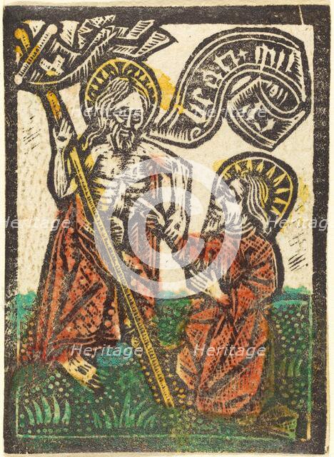 Christ Appearing to Thomas, 1460/1480. Creator: Workshop of the Master of the Aachen Madonna.