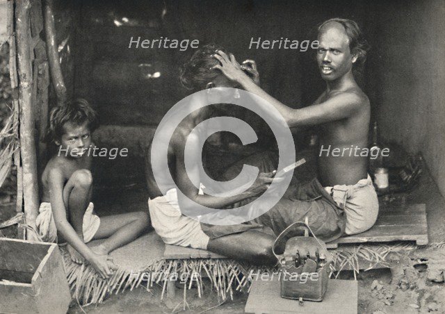 'Tamulischer Barbier', 1926. Artist: Unknown.