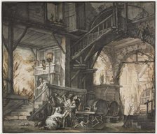 Theater Scene, c. 1775-1776. Creator: Giovanni David (Italian, 1743-1790).