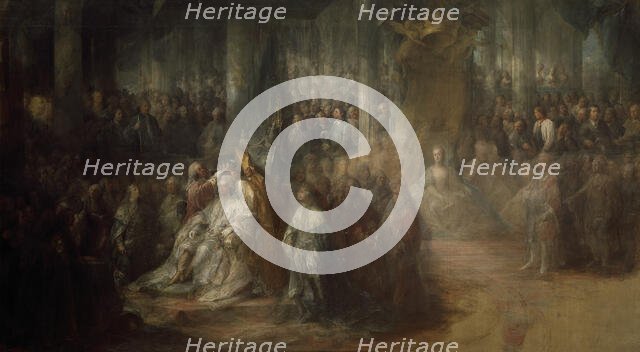 The Coronation of King Gustav III of Sweden. Uncompleted, from 1782 until 1793. Creator: Carl Gustaf Pilo.