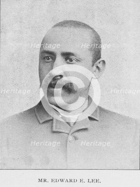 Mr. Edward E. Lee, 1897. Creator: Unknown.