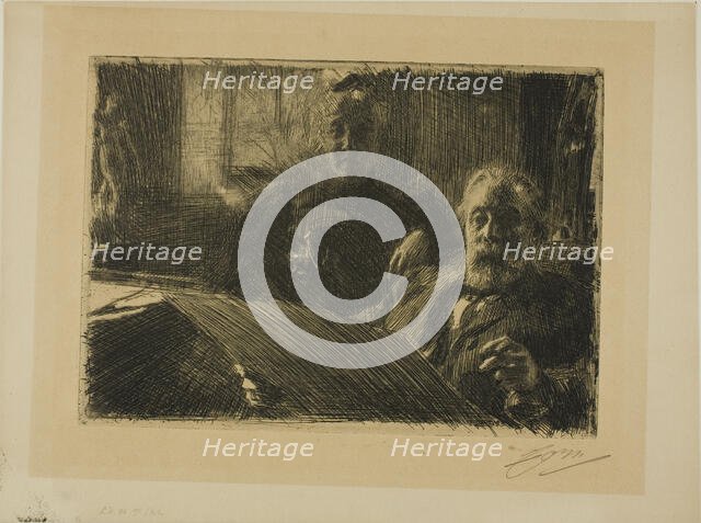 Mr. and Mrs. Fürstenberg, 1895. Creator: Anders Leonard Zorn.