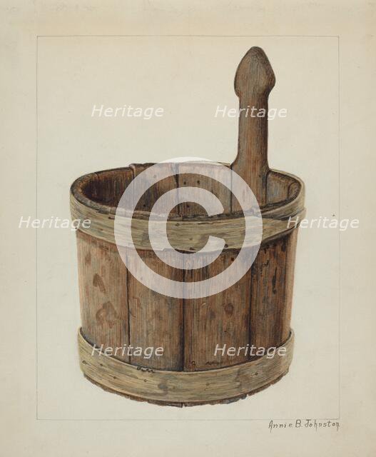 Cedar Piggin, c. 1938. Creator: Annie B Johnston.