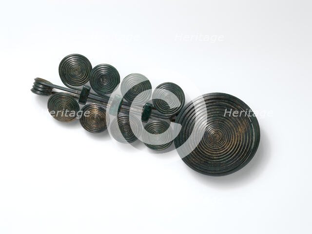 Large Brooch with Spirals, European, 1200-800 B.C. Creator: Unknown.