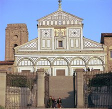 The west facade of San Miniato al Monte, 12th century. Artist: Unknown