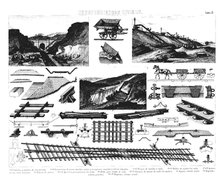 Civil constructions, bridges, foundations, seats, embankments and other structures for railway eq…