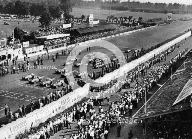 Start of the Italian Grand Prix, Monza, early 1950s. Artist: Unknown