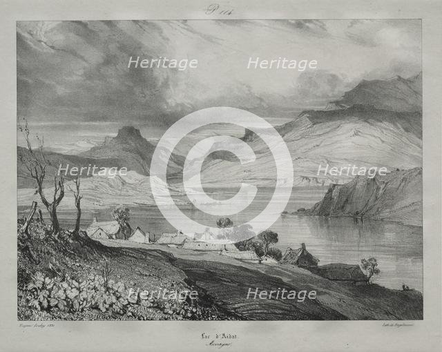 Auvergne: Lac dAidat, Auvergne, 1831. Creator: Eugène Isabey (French, 1803-1886).