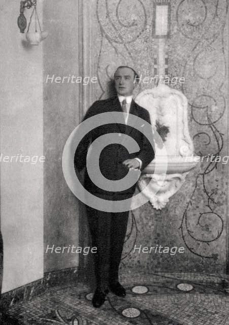 Henry Bataille, French dramatist and poet, 1913. Artist: Unknown