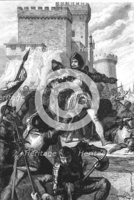 The Comuneros fighting in Toledo after the battle of Villalar (1521).