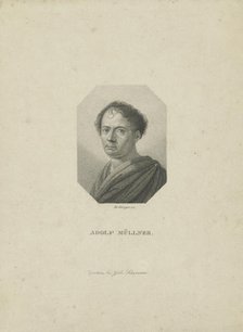 Amandus Gottfried Adolf Müllner (1774-1829) , ca 1820. Creator: Bollinger, Friedrich Wilhelm (1777-1825).