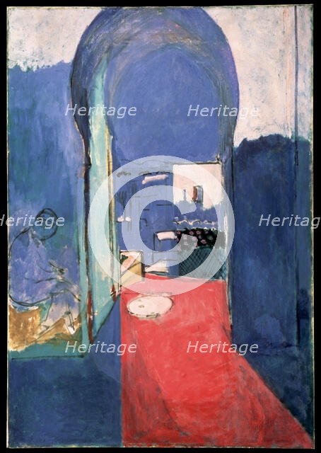 'The Casbah Gate', (right part of the Moroccan triptych), 1912-1913.  Creator: Henri Matisse.