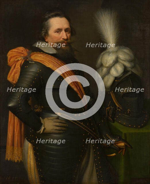 Portrait of an Officer, presumably Anthonis van Utenhoven (d. 1625). Creator: Jan Anthonisz van Ravesteyn.