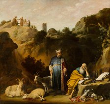 Hippocrates Visiting Democritus. Creator: Claes Cornelisz. Moeyaert.