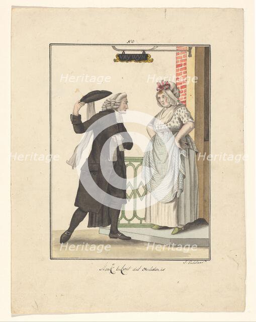 News of a death, 1803-c.1899.  Creator: J. Enklaar.