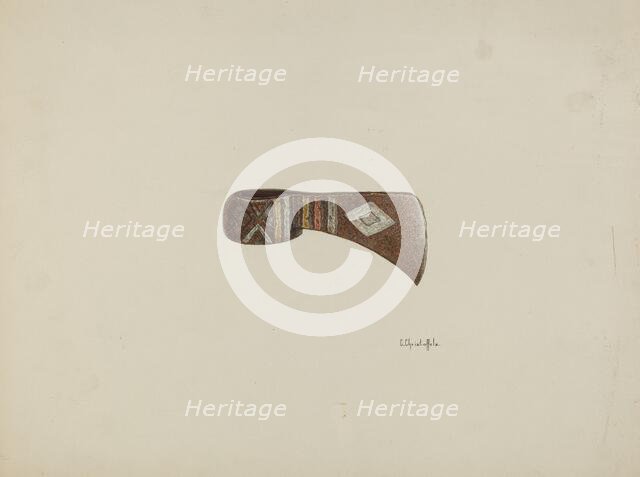 Tomahawk, 1935/1942. Creator: Cornelius Christoffels.