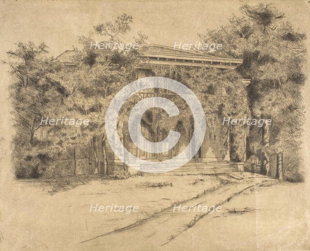 The Tinker Homestead, about 1890. Creator: Edith Walmsley.