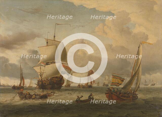 The Roads of Enkhuizen, 1654-1708. Creator: Abraham Storck.