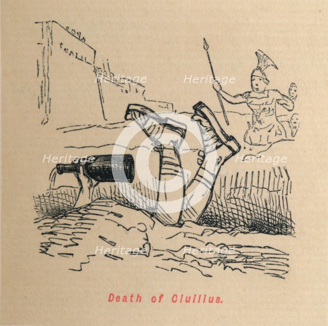 'Death of Ciuilius', 1852. Artist: John Leech.