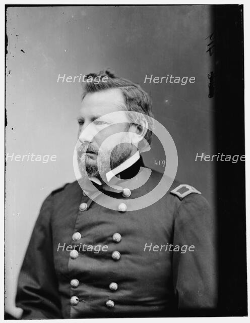 Gen. A.J. Myer, US Army Chief Signal Officer, between 1870 and 1880. Creator: Unknown.