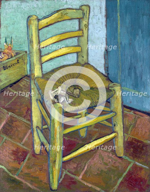 Van Gogh's Chair, 1888. Artist: Gogh, Vincent, van (1853-1890)