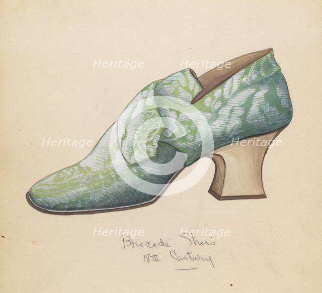 Shoe, 1935/1942. Creator: Unknown.