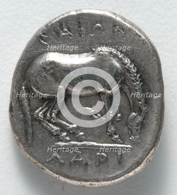 Drachma: Horse (reverse), 400-344 BC. Creator: Unknown.