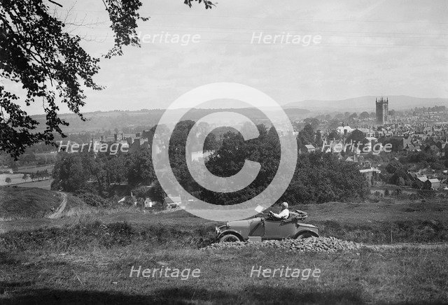 Singer 10 hp open 2-seater, Ludlow, Shropshire, c1920. Artist: Bill Brunell.