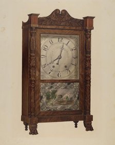 Shelf Clock, c. 1939. Creator: Frank Wenger.