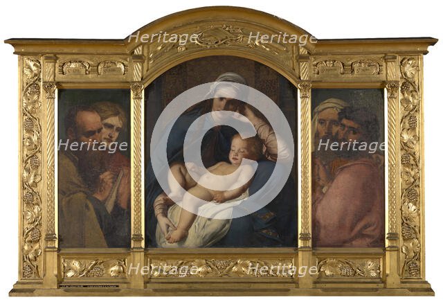 Mother of the Messiah and the Four Evangelists, 1873. Creator: Charles Verlat.