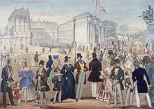Buckingham Palace, London, 1839. Artist: Anon