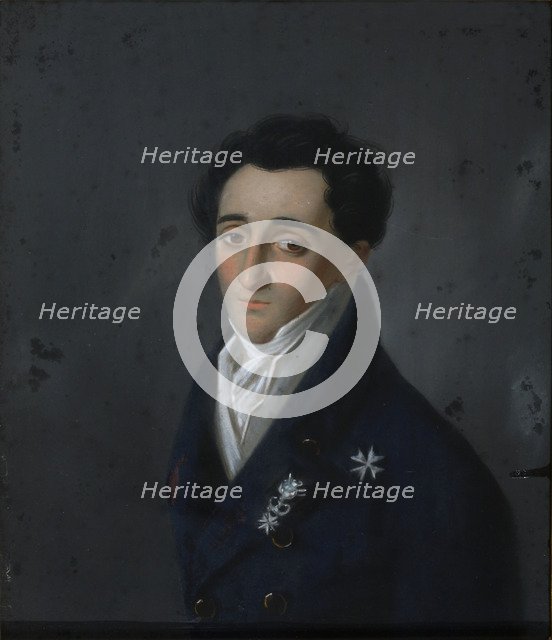 Portrait of Christofor Ekimovich Abamelik-Lazarev (1789-1871), 1820. Artist: Bardou, Karl Wilhelm (1750s-after 1842)