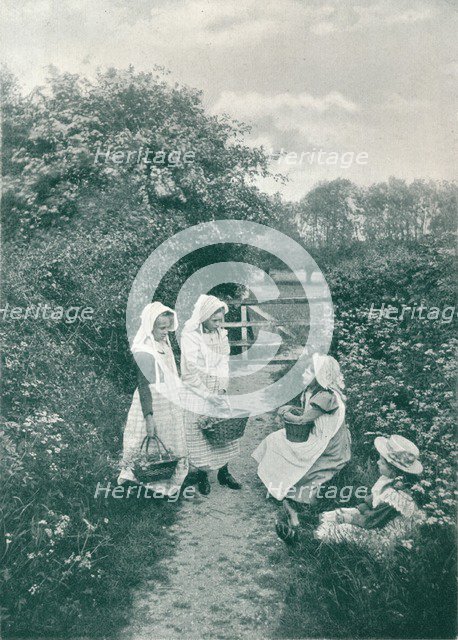 'A Wayside Gossip', c1903. Artist: HC Wharton &Co.