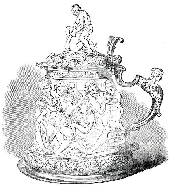 Ivory Tankard, 1850. Creator: Unknown.