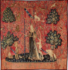 Le Toucher, tenture de la Dame à la licorne, c. 1500. Creator: Anonymous master.