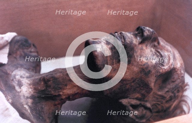 The Mummy of Rameses II, Egypt, 1213 BC. Artist: Unknown
